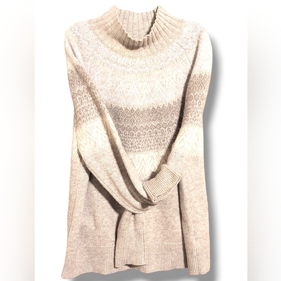 Vineyard Vines Sweaters - 🐳 Vineyard Vines Fair Isle Mock Neck Merino Cashmere Blend Sweater - Size M